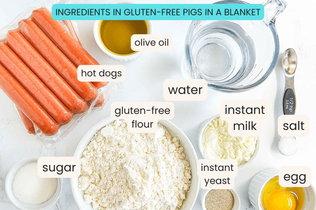 Gluten Free Pigs in a Blanket Recipe with Dill Sauce