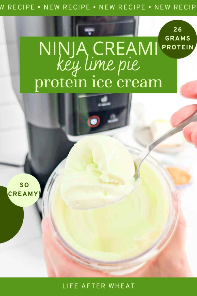 Ninja Creami Key Lime Pie Protein Ice Cream Pinterest Image