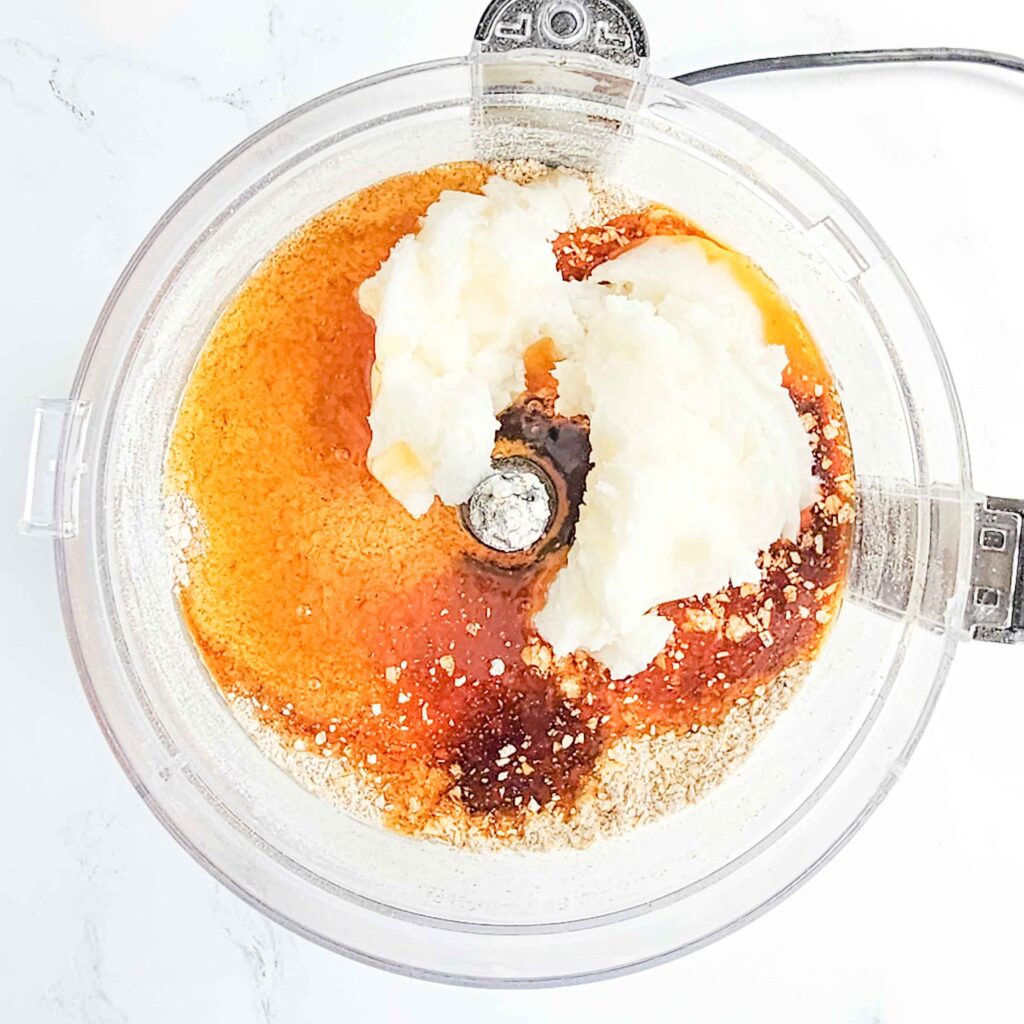 coconut oil and syrup